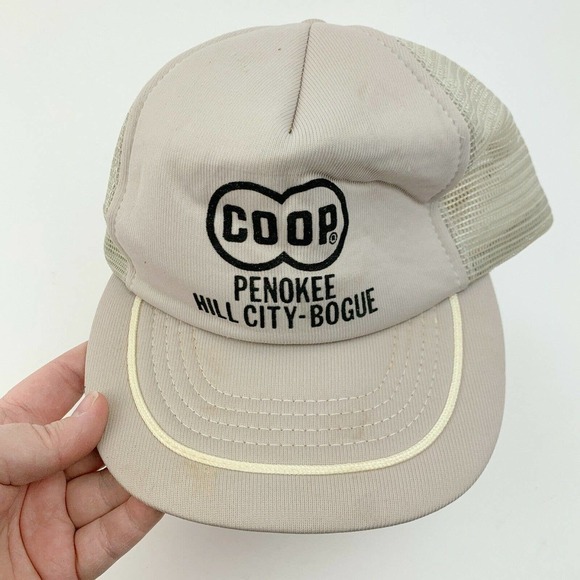 B&B Other - VINTAGE Coop Co-op Penokee Hill City Bogue Felted Snapback Trucker Hat Cap B&B